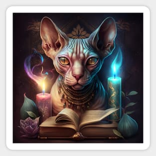 Black Magician Sphynx Sticker